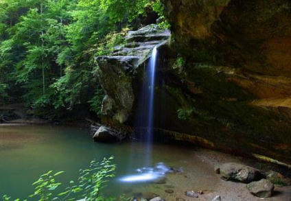 Waterfall on the Outlaw Trails in West Virginia